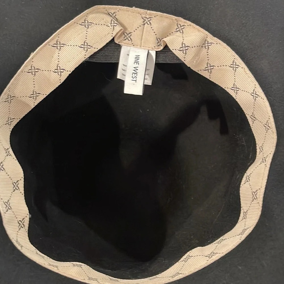 Nine West Black felt hat - Picture 7 of 9